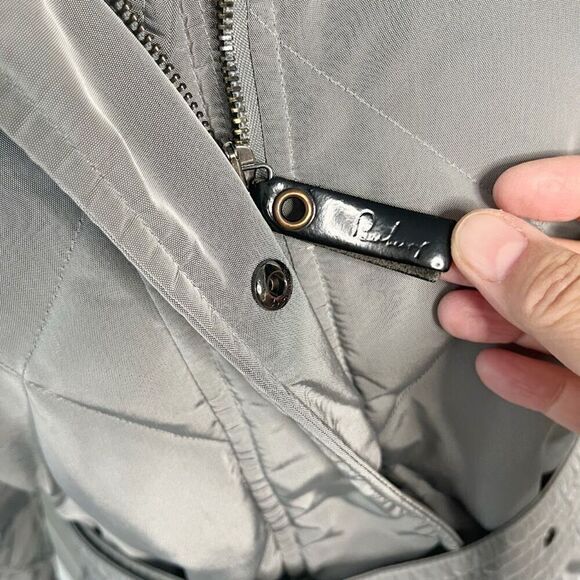 Burberry Weatherproof Puffer Goose Down Belted Pocket Nova Check Hooded Coat - Picture 8 of 14